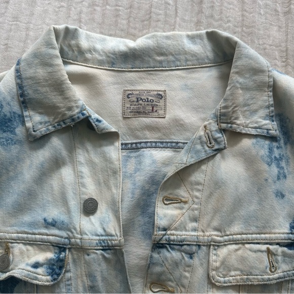 Ralph Lauren Bleached Denim Jacket - Picture 3 of 6